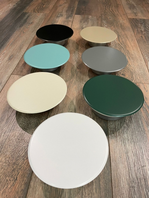 Диффузор стальной приточно-вытяжной FoZa PV-100 Бирюза матовый RAL6034